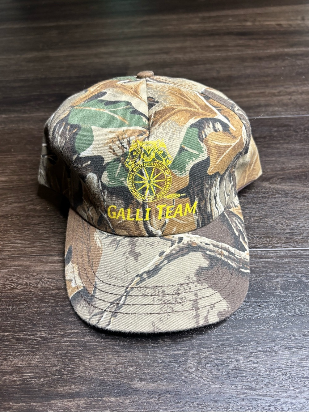 Vintage Camo Galli Team Snap Back Hat